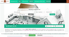 Desktop Screenshot of neuf.cabinet-bedin.com