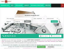 Tablet Screenshot of neuf.cabinet-bedin.com